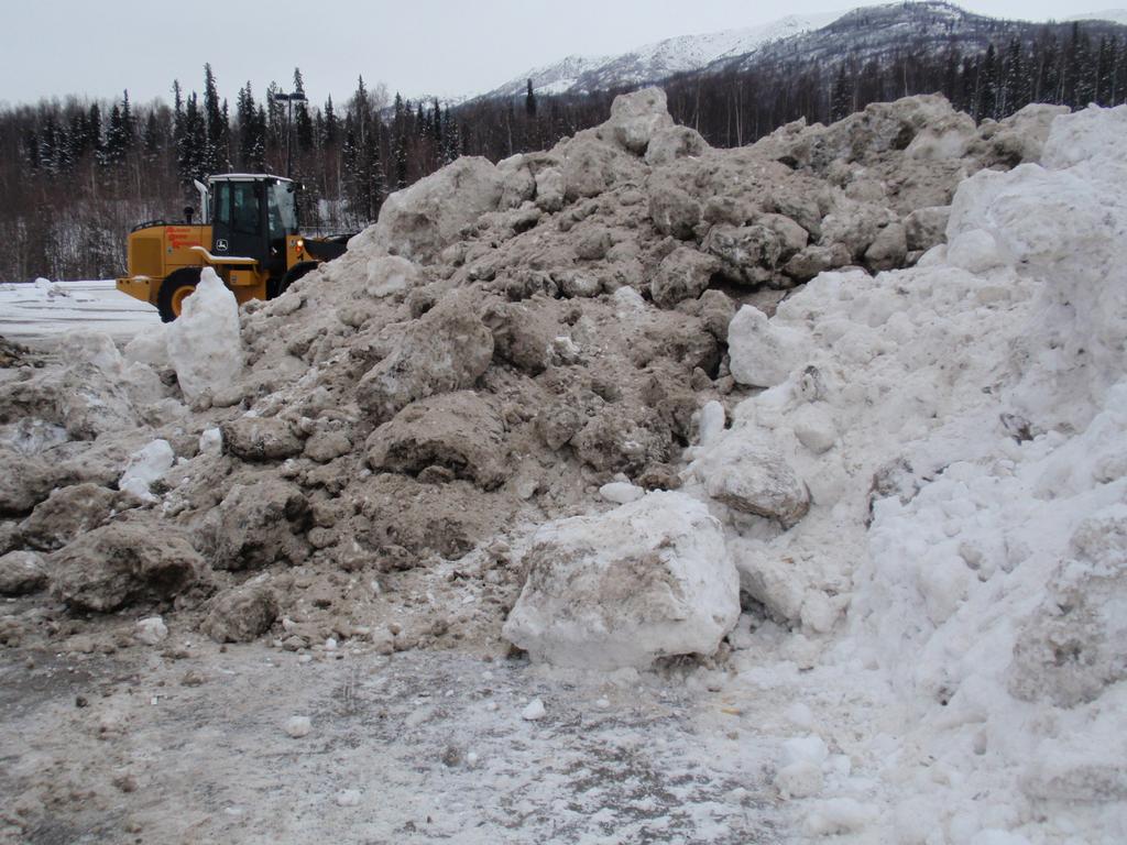 Dirty Snow from Alaska Snow Removal in Anchorage, AK 99507